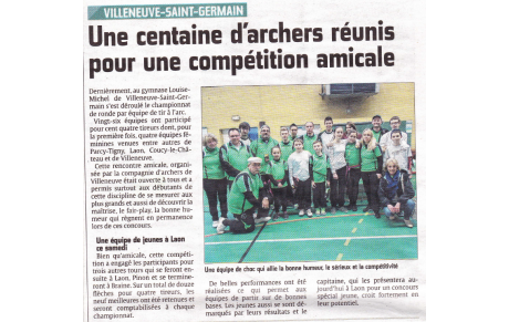 Coupe de Ronde par équipe de Club Salle 2015